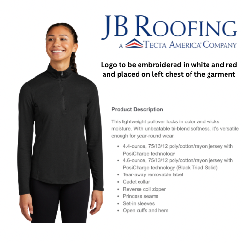 Sport-Tek WOMEN'S Lightweight 1/4 zip