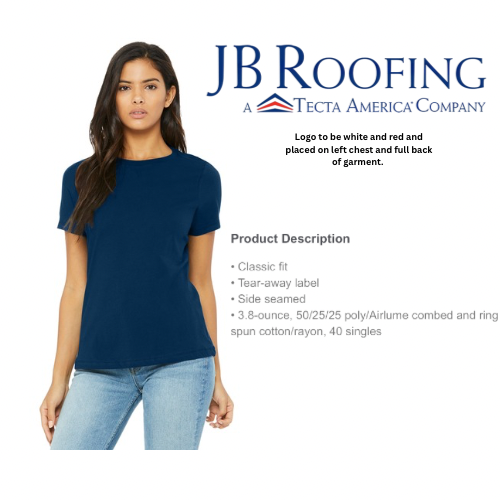 Bella and Canvas WOMEN'S Relaxed Triblend Tee